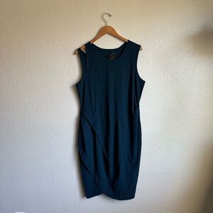 Porto San Francisco Sleeveless Navy Dress